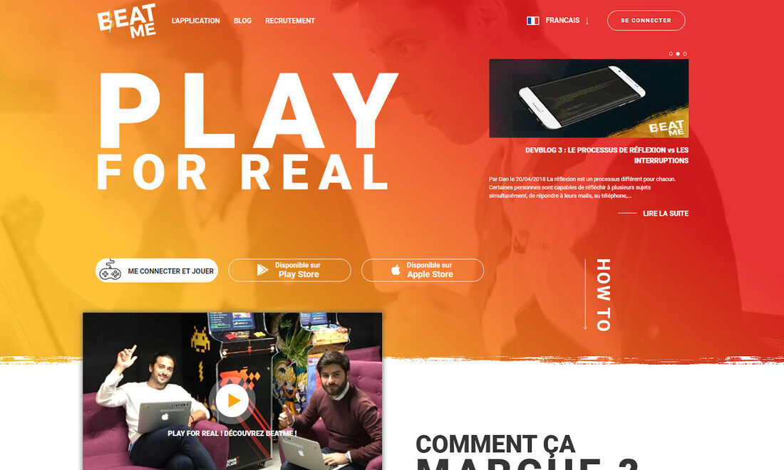 BeatMe game matchmaking app
