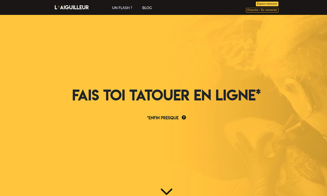 L'aiguilleur online tattoo booking platform